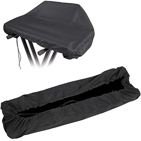 Dpofirs Housse de Clavier de Piano, Housse de Protection pour Clavier de Piano numérique, Housse étanche à la poussière, Tissu Interne Souple pour Clavier de Piano Musical(88 Touches Noires)