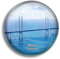 Kühlschrankmagnet Schweden Öresund Brücke Malmo Glasmagnete für Kühlschrank Souvenirs Niedlicher Kristallmagnet Dekor für Whiteboard Büro Zuhause Geschenk