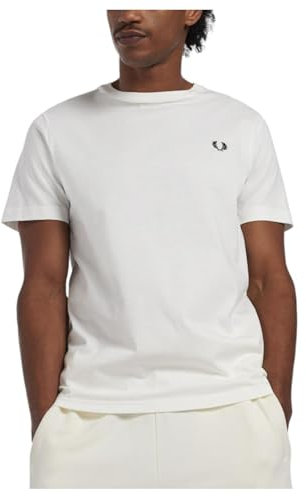 T-SHIRT UOMO FRED PERRY SNOW WHITE