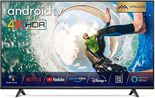 iFFALCON 43K610 LED Fernseher 43 Zoll (108 cm) Smart TV (4K Ultra HD, MEMC, Dolby Vision, Android TV, Prime Video, Google Assistant und Alexa)
