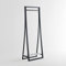 ARHome Stand Appendiabiti, 160 x 60 x 40, Blu Notte, Ripiano in Vetro, Made in Italy