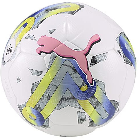 PUMA Orbita 5 Hyb Lite 290 Trainingsbälle, White-Elektro Purple, 3