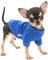 LOPHIPETS 100% Cotton Dog Tee Shirt for Small Dogs Teacup Chihuahua Yorkie Puppy Clothes-Blue/XXS