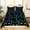 Mädchen Katze Bettwäsche Kinder 155x220cm Jungen Haustier Katzen Bettbezug Betten Set süßes Kätzchen Neonlicht Bettwäsche Set Raumdekoration bunt 3D Tier Karikatur Katzenliebhaber Kollektion 2St