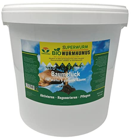 10 Liter - Baum-Dünger, Natur-Dünger für starke & gesunde Bäume - mit positiven Enzymen und Bakterien - Aktivieren - Regenerieren - Pflegen - Düngen, BIO Dünger