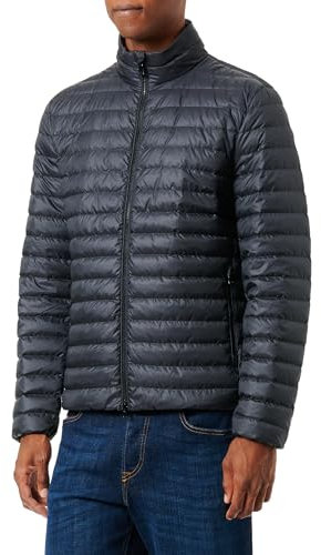 Geox M Dereck Giacca, Asphalt/Black, 56 Uomini