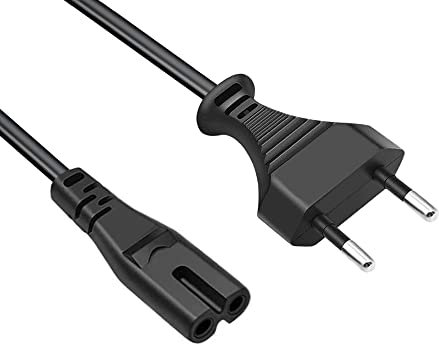 AC Power Cord Stromkabel Netzkabel 2 polig Cable Replacement for HP Officejet Pro 7720 7740 9010 9012e 8022e 9015e 5230 8022 8600 6970 8710 8620 8020 9020 6230 8730 Officejet 6950 Printer C7 Plug