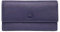 LOLUNA® Compagnon de Voyage Multifonction Tout en Un, Porte chéquier, Carte, Monnaie et identité - idée Cadeau Noël, fête, Anniversaire - Violet
