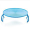 HOHOVYVY Bandeja de microondas apiladora de Platos de microondas Rejilla de plástico Bakin Redondo Estante de Vapor para microondas apiladores de Platos de microondas, Tocadiscos de microondas, Azul