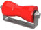 SUPROD Polyurethan Kielrolle mit Halter Sliprolle Bootstrailer Sliphilfe verzinkt 180 mm, rot