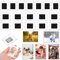 CENBEN 20 Pack Blank Photo Frame Insert Fridge Magnets, Mini Magnetic Refrigerator Photo Picture Frames, Translucent Clear Acrylic Blank Fridge Magnets for Small Photos, 7.6cm x 5.8cm/3x2