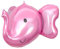 Folienballon in Tierform, niedlicher Elefant in Rosa, ca. 58 * 51cm, perfekt für Kindergeburtstage, Babypartys, Tierthemen-Partys, Dekorationen, Geschenke, Überraschungen und Foto-Requisiten