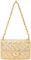 SIKORA BS594 Handtasche Champagner Christbaumschmuck Glas Ornament Weihnachtsbaum Anhänger