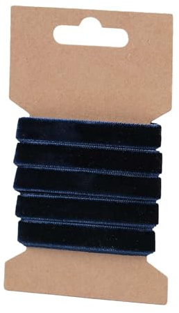 maDDma Samtband Zierband 3m Borte Dekoband Stoffband glänzend 9mm breit Farbwahl