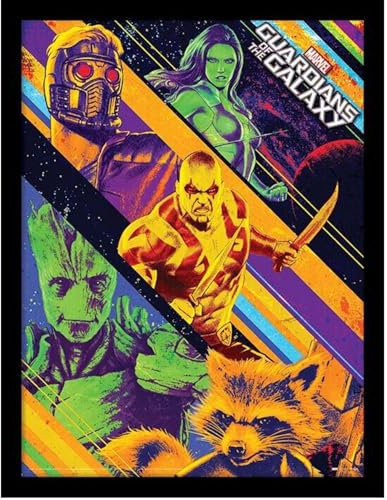 Pyramid Gerahmte Leinwand – Guardians of the Galaxy – 30 x 40 cm – offizielles Lizenzprodukt