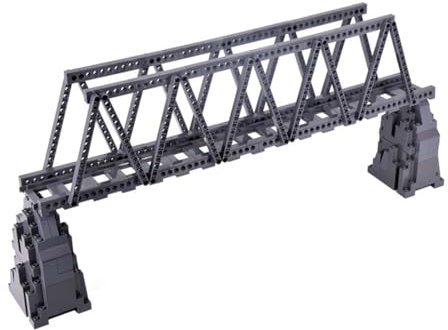 Technical City - Binario ferroviario per treno, set di funzioni per la città, accessori per il treno,