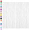 White Tinsel Curtain Party Backdrop,2pcs 3.2ft x 6.5ft Foil Curtain Decorations,White Foil Fringe Streamers Metallic Tinsel Door Hanging Foil Flow Silk Streamers for Birthday Wedding Holiday Party