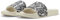 PUMA Leadcat 2.0 Snake Chic, Sandali a Ciabatta Donna, Alpine Snow-Gold, 39 EU