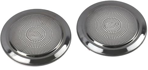 Conpert Türlautsprecher Verkleidung Trim für BMW X1 F48 2016–2021, Autotürverkleidung, runder Lautsprecher-Abdeckungs-Zierrahmen-Aufkleber