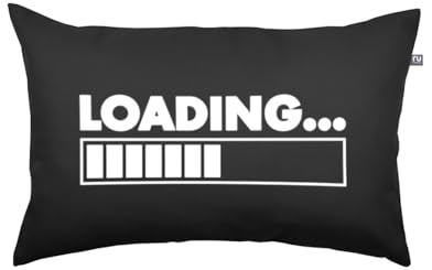 rucomfy Fibre-Filled Plush Kids Bolster Gamer Cushion. Gaming Print Perfect for Childrens Bedroom Decor or Playroom Furniture Accessories. Machine Washable. Filled with Fibre Inner 40 x 60cm (Loading)