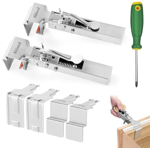Drawer Front Installation Clamps, Drawer Clamps for Drawer Panel Installation Fixing Clips, Easy, Labor-Saving, and Efficient Drawer Fixing Clip