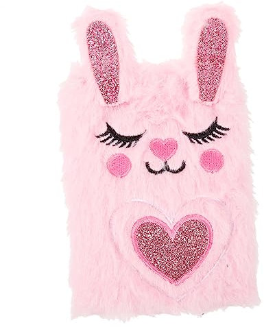 MUSISALY Plüsch Notizbuch Für Mädchen Süßer Schreibtagebuch Mit Cartoon-hülle Mini-tagebuch Für Junge Mädchen Reisetagebuch Mit Glattem Tragbares Tagebuch Für Teenager