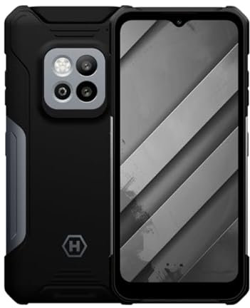 Hammer Construction 2 5G Smartphone ultrarresistente IP69, Regla láser de 50m, 6+8GB RAM, Android 14, cámara 50mpx, batería 6500mAh con función Power Bank, NFC, Pantalla Gorilla Glass 5