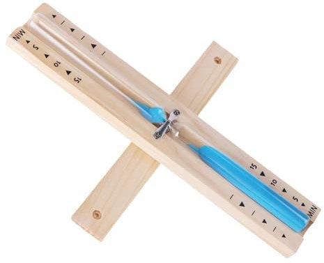 Sauna-Sanduhr, 15 Minuten, Wandmontage, drehbar, Holz, Saunastunde, G Sand mit Sand, hitzebeständig