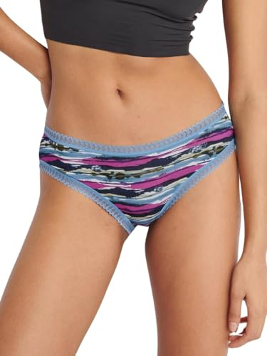 Sloggi GO Crush Hipster Briefs (3 Pack) Khaki/Light Blue/Blue Pattern Blue XL - 16