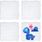 Fuse Beads Pegboards - 4PCS Transparent 5mm Hama Board Set - Plastic Pegboard for Children's DIY Handmade Projects