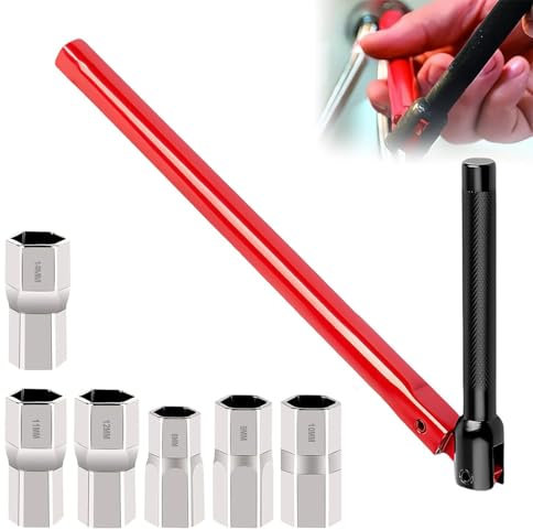 PARFCO Clé pour Robinet Set, 13 mm à Angle Droit Clé à Écrou pour Robinet, 8-14 mm Clé D'installation de Robinet, Clé de Robinet sur Pied en Acier Carbone, pour Robinets Réparer