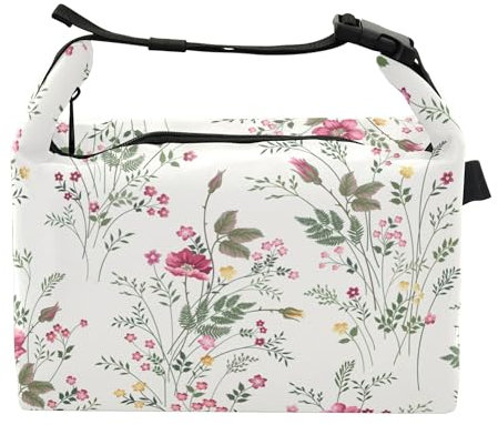 Wudan Borsa termica per il pranzo, riutilizzabile, per la famiglia, per lavoratori del giardinaggio