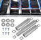 3 Stück Gasgrill Ersatzteile Crossover Brenner Universal, BBQ Edelstahl Flammenbrücke, 12 to 21cm Crossover Brenner Verstellbar, für Centro,Charbroil und Andere, Crossover Rohr, Übertrag Srohr