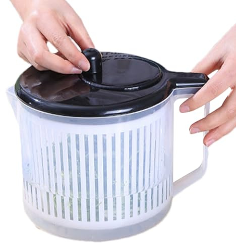 Fruit Washer Spinner - Multifunktionale Produktionsdose mit dem Griff, Salat, Salat -Spülkasten | Küchentrockner-Spinner für Kräuter Veggies Fruit Prep Home Café Catering Einsatz