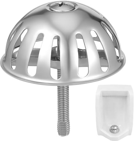 Sewroro Stainless Steel Urinal Strainer Urinal Drain Cover Stopper Bathroom Cover for Toilets Public Washrooms Easy Installation Blockage Prevention