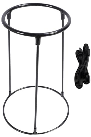 Tl Djembe-Ständer, Djembe-Bodenständer aus Kohlenstoffstahl, tragbare Afn-Trommel mit Metallbügeln und Riemen, stabile Unterstützung für 8,5-12-Zoll-Djemben, ideal für