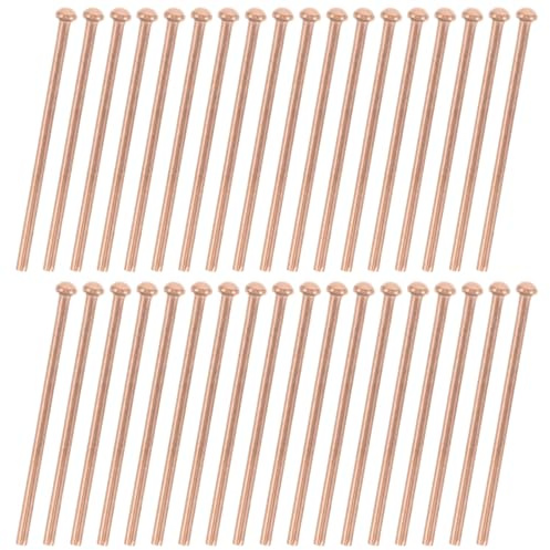 MUSISALY Goujons de Soudage 25 MM pour Débosselage Carrosserie 500 Pièces en Métal Renforcé Clous de Réparation pour Marteau à Inertie Adaptés Garage et Atelier de Carrosserie
