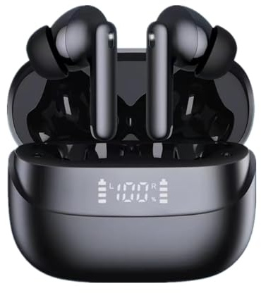BYDTOOPCBD A8 PRO Wireless Earbuds with Deep Bass Clear Call, Bluetooth Ear Buds & in-Ear Headphones, IPX7 Waterproof Wireless Earphones, 36Hrs Playtime Compatible with Samsung TV Phone Android