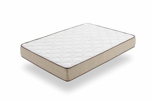 Moonia | Bamboo Fresh Matratze | 21 cm Dicke | Antibakterielles Bambusgewebe | Anti-Stress-Ruhe | Desinfiziertes System gegen Pilze, Milben und Bakterien |135X200