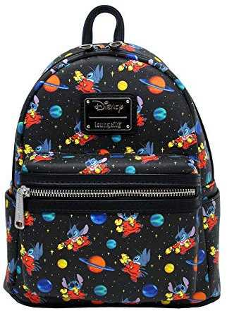 Loungefly x Disney Lilo and Stitch in Space Allover-Print Mini Backpack