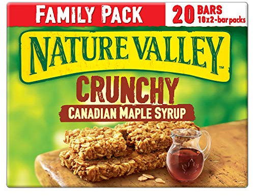Nature Valley Crunchy Canadian Maple Syrup Family Pack Cereal Bars, 420 g 7006360004