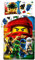 Halantex Bettwäsche Baumwolle Lego Ninjago, 2 Stück , 140x200 cm + 70x90 cm