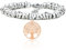 SAGA GIOIELLI® BRACCIALE NODINI INTRECCIATO DONNA FRASI PENSIERI PAROLE EMOZIONALE INCISIONE CUORE (Albero della vita)