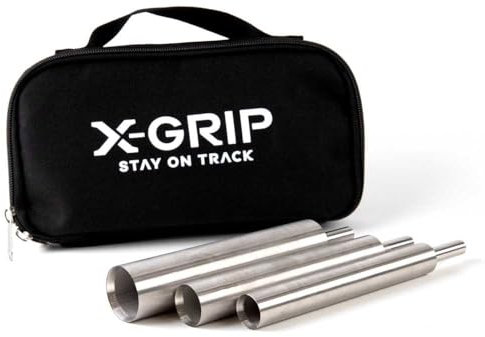 X-Grip Mousse Bohrer Set Silber Gr. 16,20,38 mm