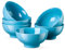 LOVECASA, Series Sweet, Cereal Bowl Set of 6, Japanese Style Salad Bowl, Porcelain Soup Bowl, 660 ml Pasta Bowl for Ice Cream/Snack/Dip/Fruit/Pudding/Desert Bowl, Navy Blue