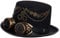 COSDREAMER Steampunk Top Hüte Goggle Gear Hut für Damen und Herren Gr. large, Schwarz (60cm, Schwarz 2)
