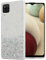 Cadorabo Hülle kompatibel mit Samsung Galaxy A12/M12 Rundumschutz TPU Silikon Case Mädchen Glitzer Strass Design Slim Kratzfest Weiche Gummi Bling Schutzhülle für Samsung Galaxy A12/M12 in Transparent