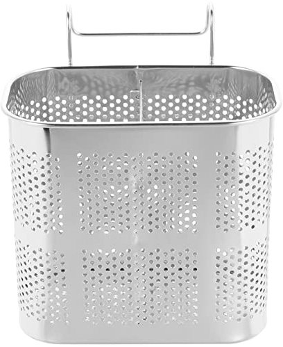 BESTonZON Porta Palillos De Acero Inoxidable Titular De Cubiertos Porta Cubiertos Para Colgar Organizador De Utensilios Porta Utensilios De Acero Inoxidable Escurreplatos Escurridor Familiar
