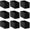 NWRYSM 24 Pcs Chaise Casquettes Pieds Embout Pied De Chaise Rectangulaire Protection Pied De Chaise Noir Pieds De Chaise Caoutchouc pour Protéger Le Sol des Rayures Et du Bruit(Size:15 * 30)