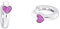 Prinzessin Lillifee Creolen 925 Sterling Silber Mädchen Kinder Ohrschmuck, 1,2 cm, Silber, Herz, Kommt in Schmuck Geschenk Box, 2036442